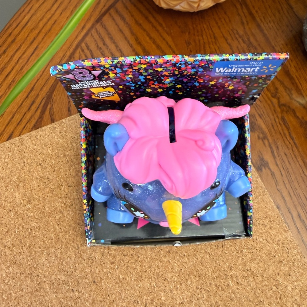NEW Hatchimals CollEGGtibles Unikeet Glamfetti Exclusive Bank Collectible - Picture 6 of 12